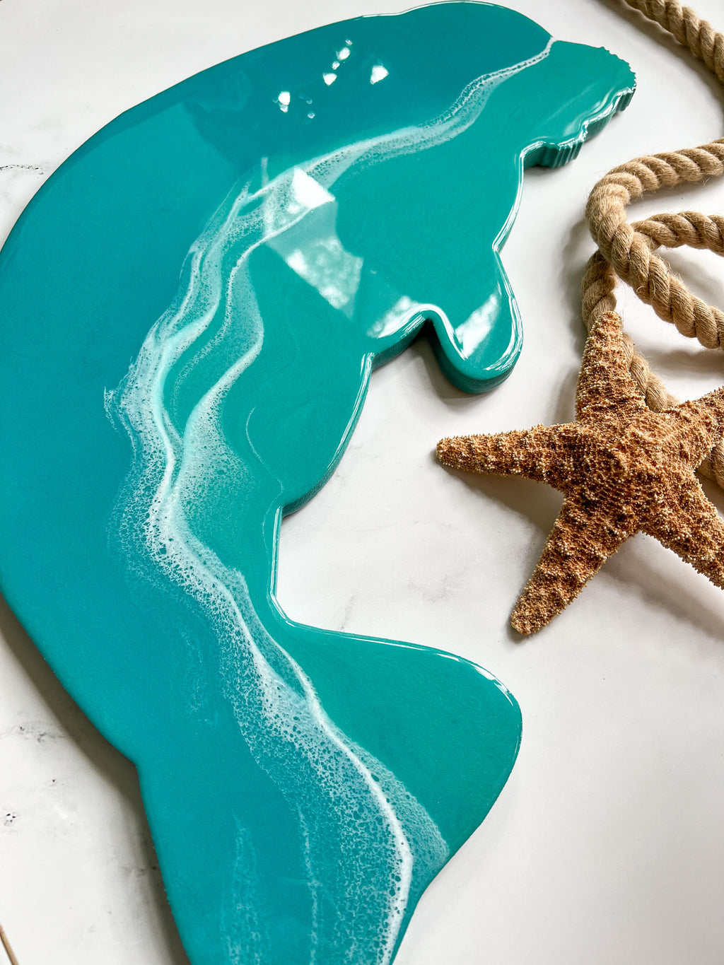 Manatee Wall Art – Citrus Waves Art