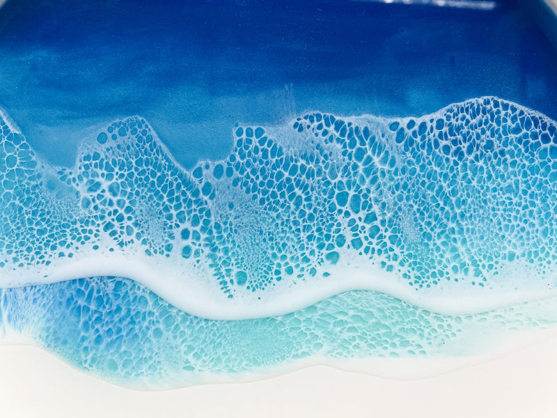 Creating Ocean Waves: The Best Epoxy Resin, White Pigment and Heat Gun –  Citrus Waves Art