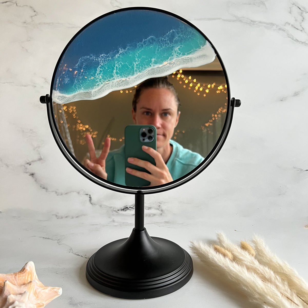 Dive Right In Makeup Mirror (double sided mirror with 5x)