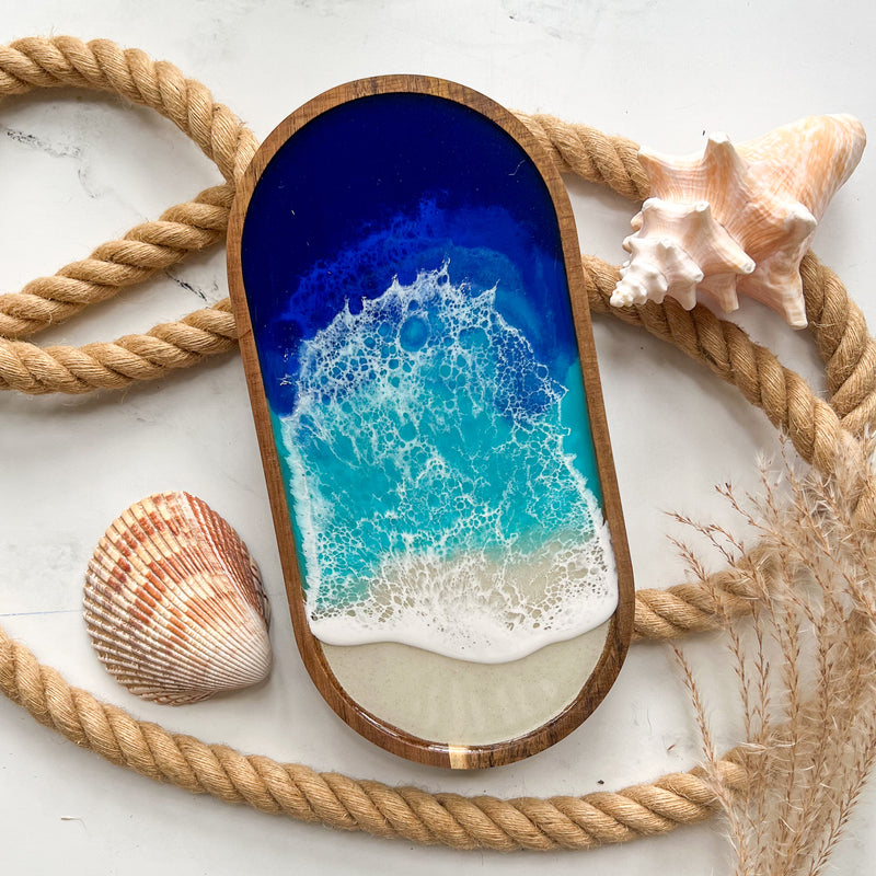 Ocean Waves Valet Trays