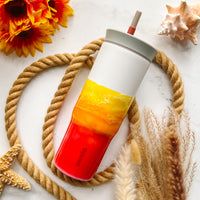 Sunset Waves Owala 24oz Water Bottle