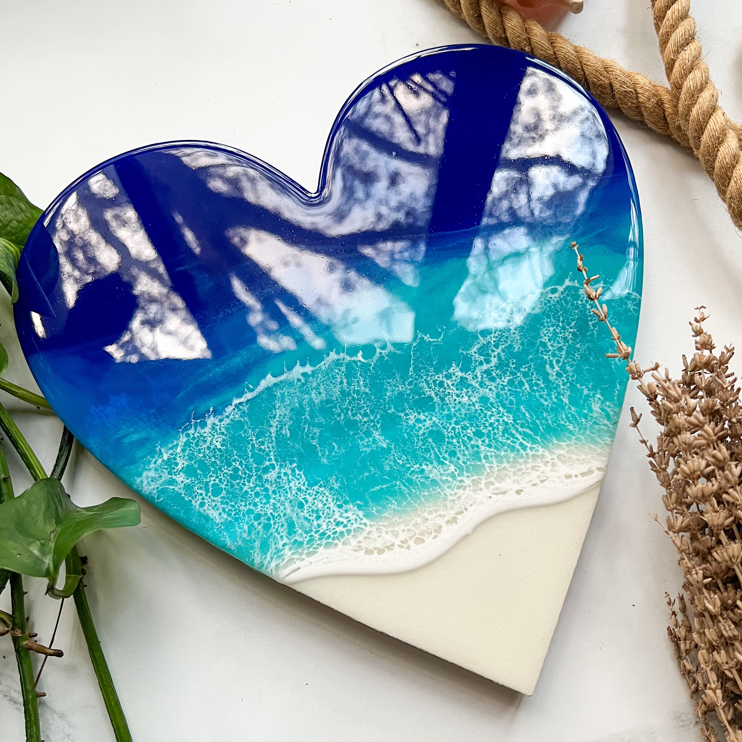 Love is Where the Beach Is – Citrus Waves Art