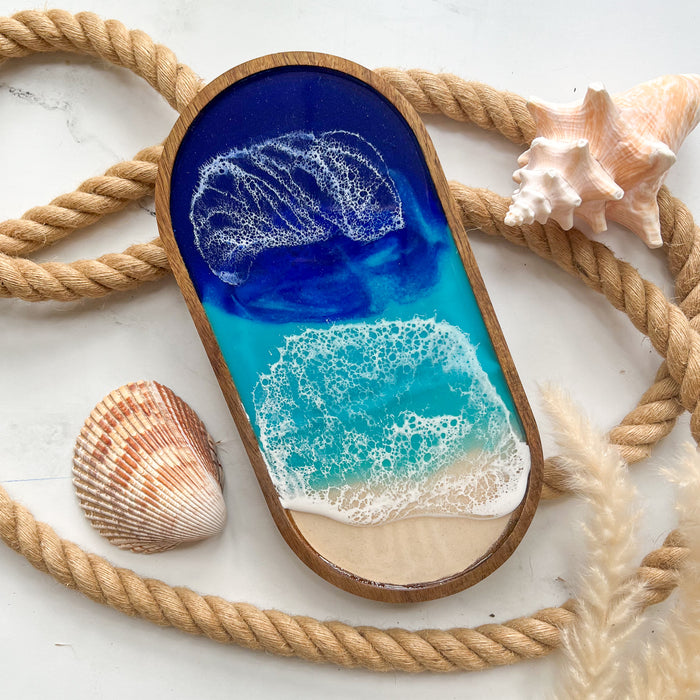 Ocean Waves Valet Trays
