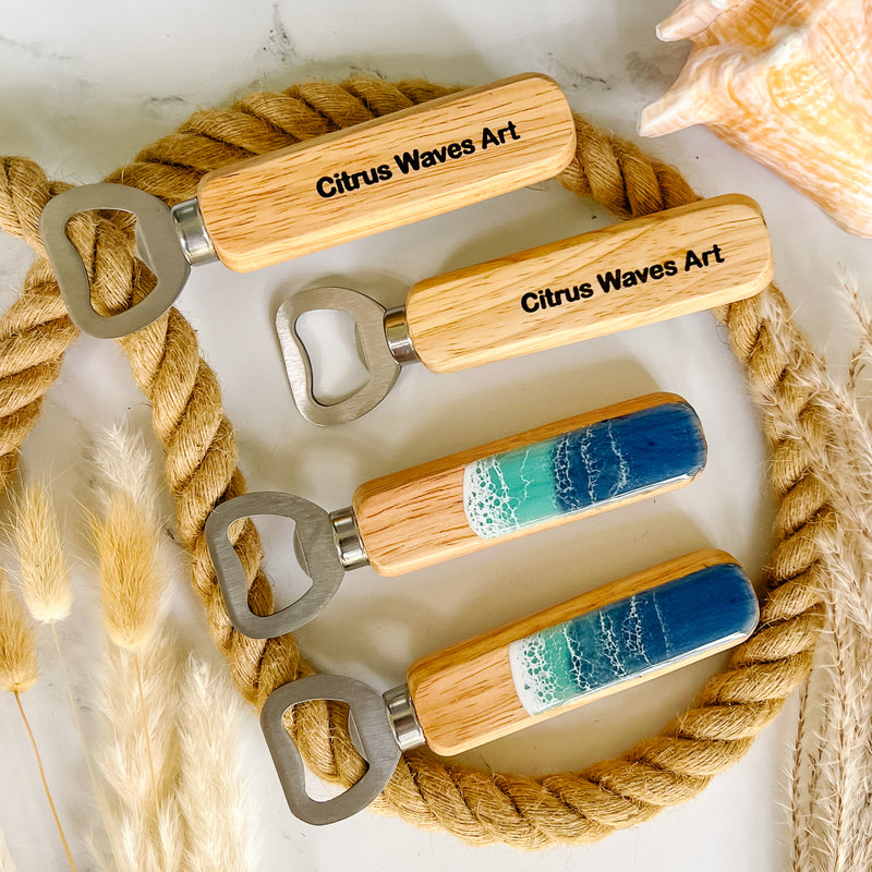 Ocean Wave Bottle Opener (Custom Engraving Available)