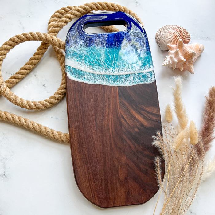 Walnut Charcuterie Board with Handle