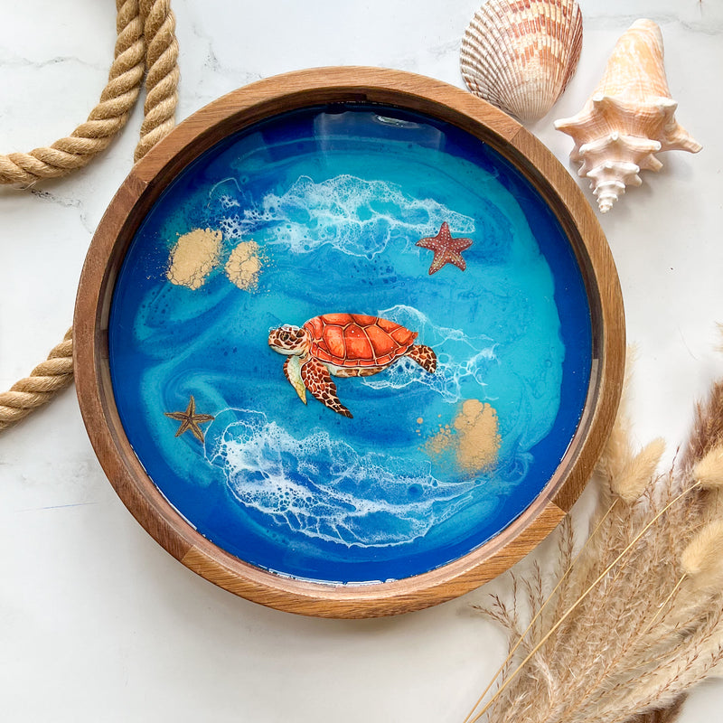 Underseas Turtle Lazy Susan