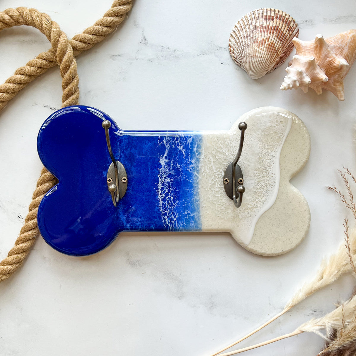Dog Leash Holder - Blue