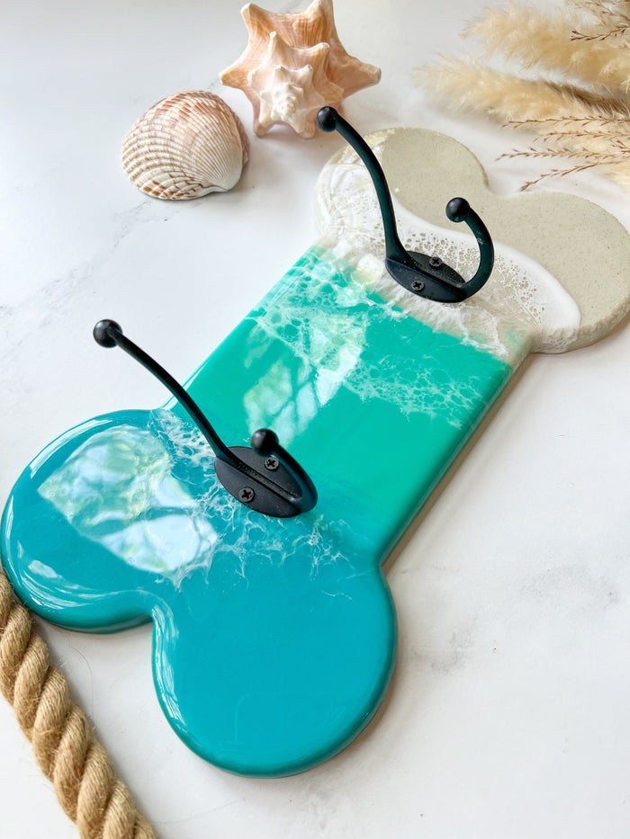Dog Leash Holder - Teal
