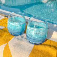 Poolside Stemless Wine Glasses