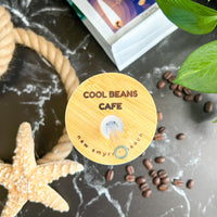 Iced Coffee Glass with glass straw (20oz)