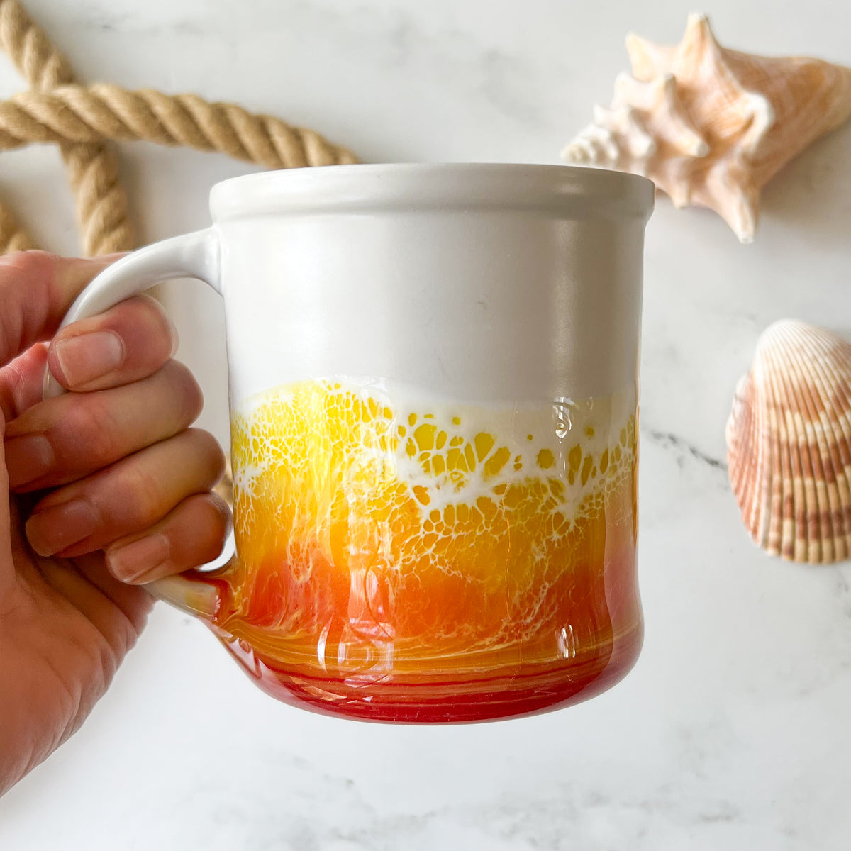Sunset Waves Coffee Mug