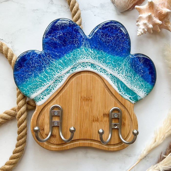 Paw Print Leash Holder