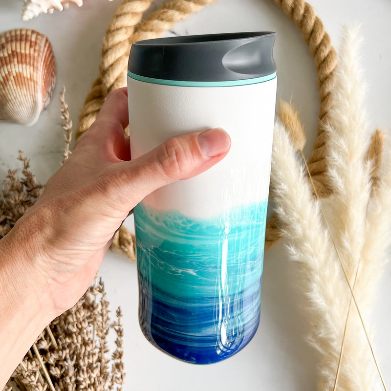 Deep Sea Owala Travel Coffee Mug