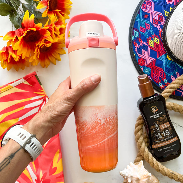 Sherbert Owala 30oz Water Bottle