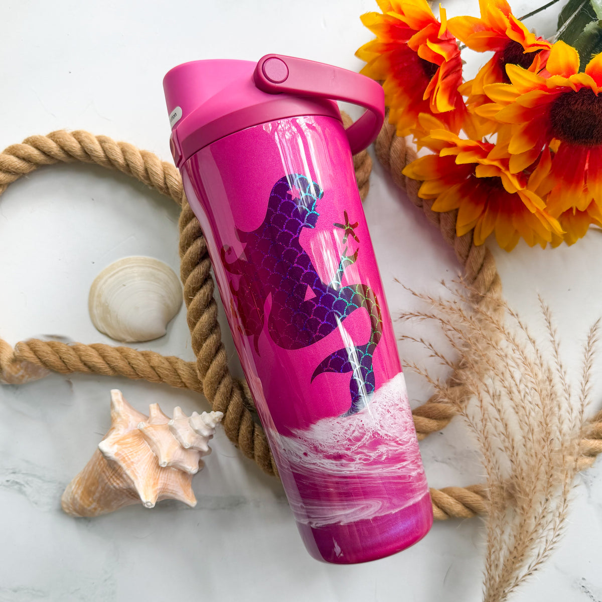 Mermaid Pink Owala Sway 30oz Water Bottle