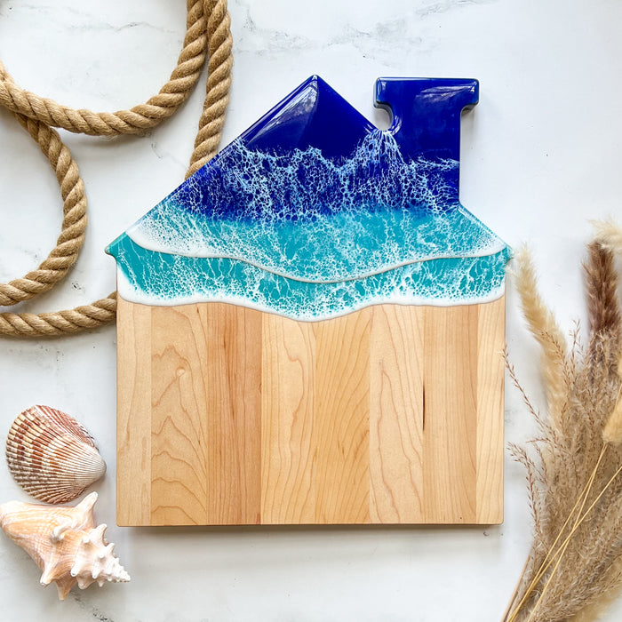 Maple Beach House Cutting Board