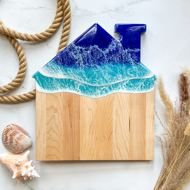 Maple Beach House Cutting Board