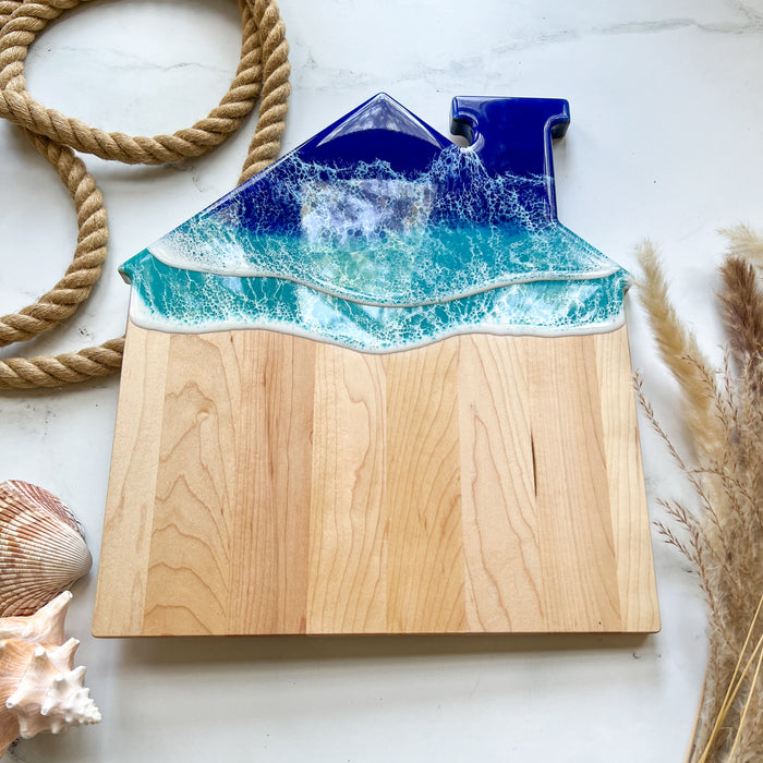 Maple Beach House Cutting Board
