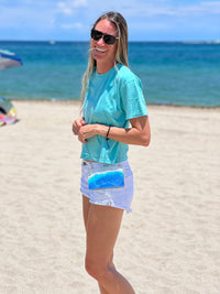 Beach Waves Acrylic Stadium Bag