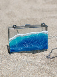Beach Waves Acrylic Stadium Bag