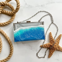 Beach Waves Acrylic Stadium Bag