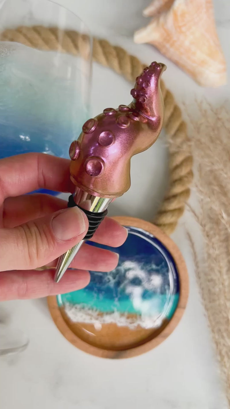 Octopus Tentacle Wine Bottle Stopper