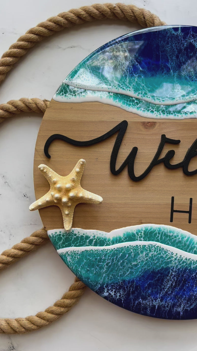Welcome Home Wood Sign