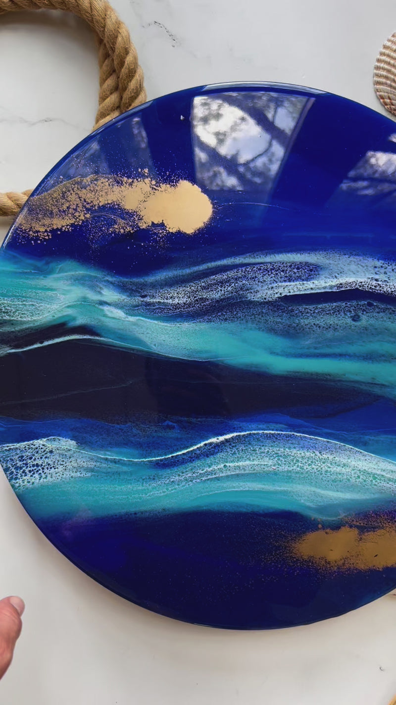 Abstract Ocean Waves Lazy Larry