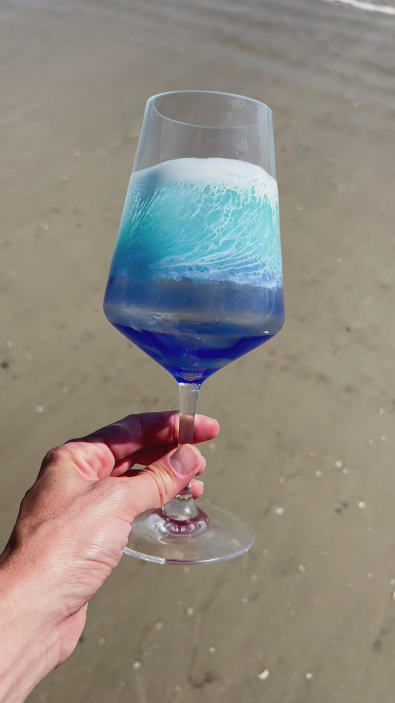 Poolside Wine Glasses