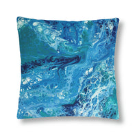Beachy Blues Waterproof Pillow (Varying Sizes) guy