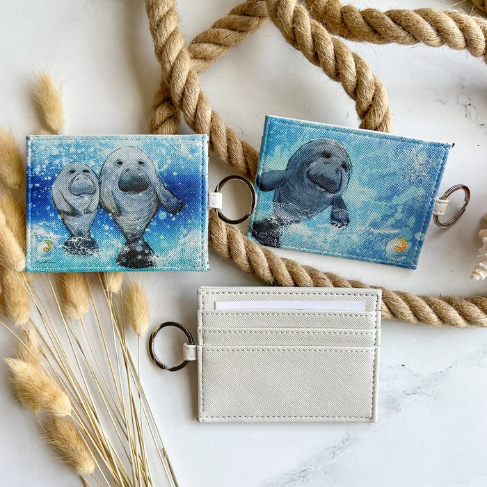 Manatee Keychain Wallet