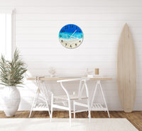 20" Beach Clock - Made with Real Florida Sand