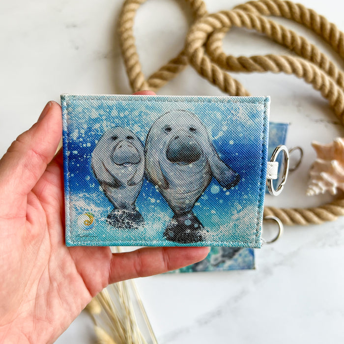 Manatee Keychain Wallet