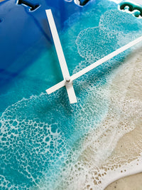 20" Beach Clock - Made with Real Florida Sand